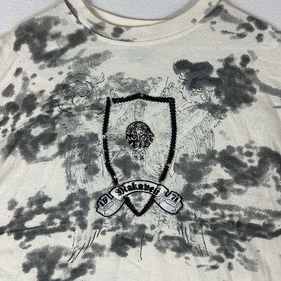 Vintage Y2k Makaveli Graphic Print T-Shirt Men's Medium Short Sleeve Casual Tee - Picture 2 of 8